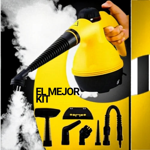 🚨 [OFERTA] Kit Completo de LiMPIEZA a VAPOR DE 9 ACCESORIOS COM  ¡20% de Descuento Exclusivo! 🔥
