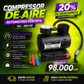 A110 Compresor Force Pro – Inflado Rápido en Cualquier Lugar Seguridad y Tranquilidad en Tus Viajes