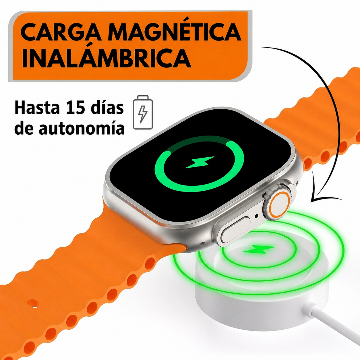 COMBO RELOJ SMARTWATCH ULTRA + AUDÍFONOS BLUETOOTH K14 PRO y ACCESSORIOS