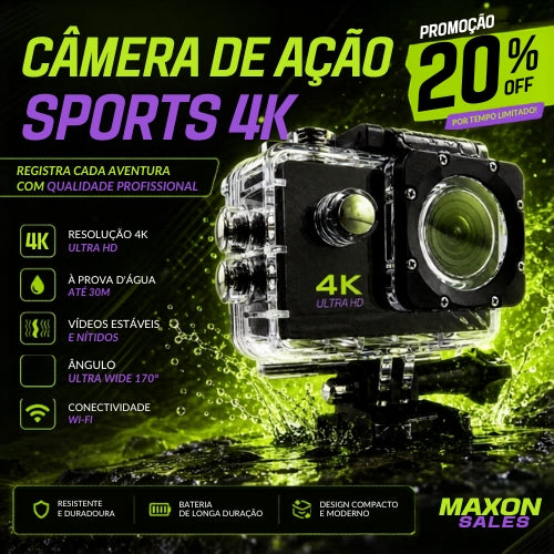 🔥 LIQUIDACIÓN DE STOCK: - CÁMARA GOPRO 4K + FUNDA ULTRARRESISTENTE DE REGALO - [PROMOCIÓN DE CUMPLEAÑOS]
