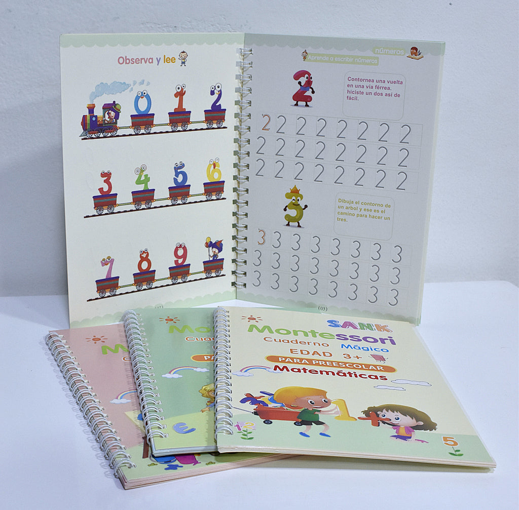 Kit Libros de caligrafia Montessori